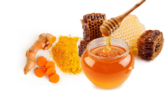 làm đẹp bằng bột nghệ và mật ong