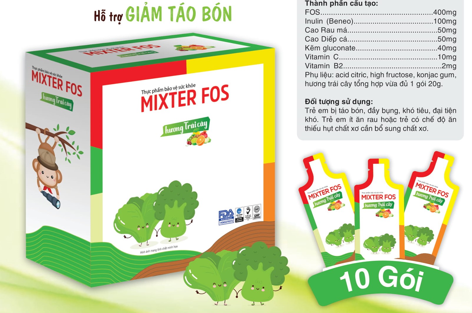 Thực phẩm bảo vệ sức khỏe MIXTER FOS
