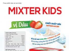 Thực phẩm bảo vệ sức khỏe MIXTER KIDS